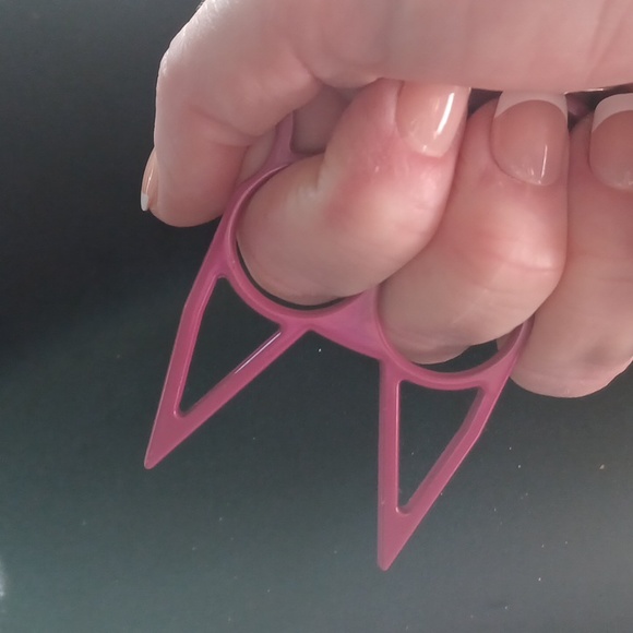 Safety kittypup keychain MAGENTA - Picture 2 of 4